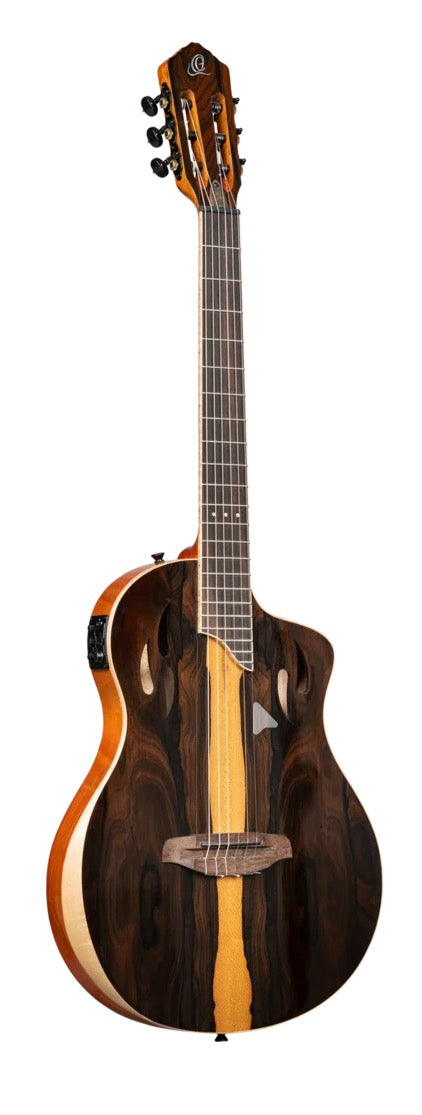 Ortega Tourplayer RTP-LTD Electro-Acoustic Nylon String Guitar Solid Okonume/Ziricote Gloss