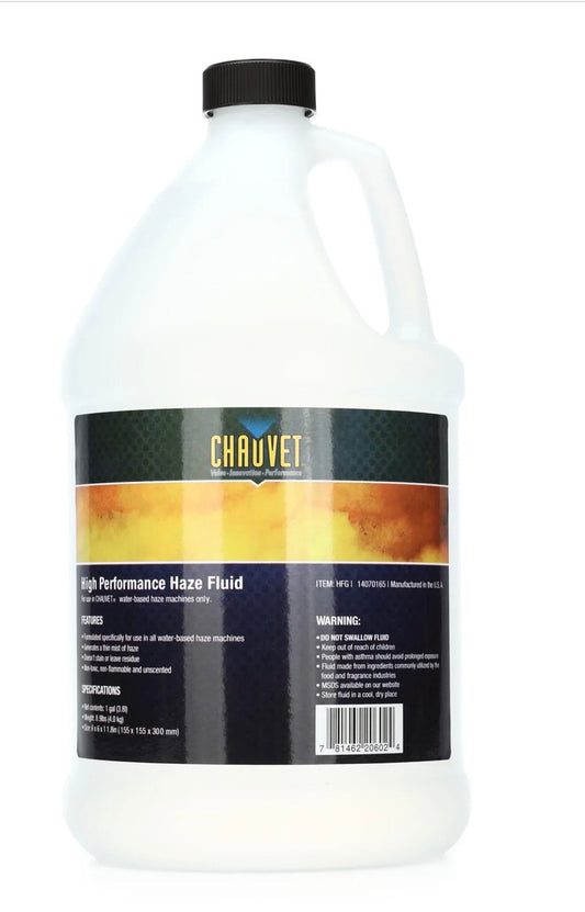 Chauvet DJ HFG High Performance Haze Fluid - 1 Gallon