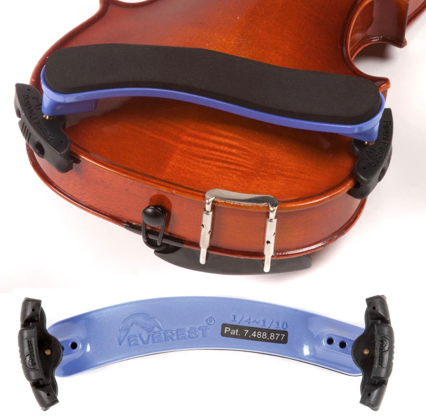 Everest ES Series Violin Shoulder Rest 4/4 ~ 3/4