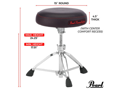 Pearl D-1500S Roadster Multi-Core Short Drum Throne