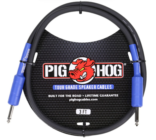 PIG HOG 9.2MM SPEAKER CABLE, 3FT (14 GAUGE WIRE)