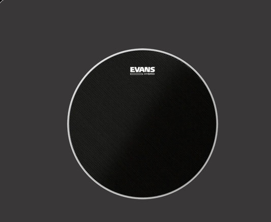 EVANS Hybrid Marching Black Snare Batter
