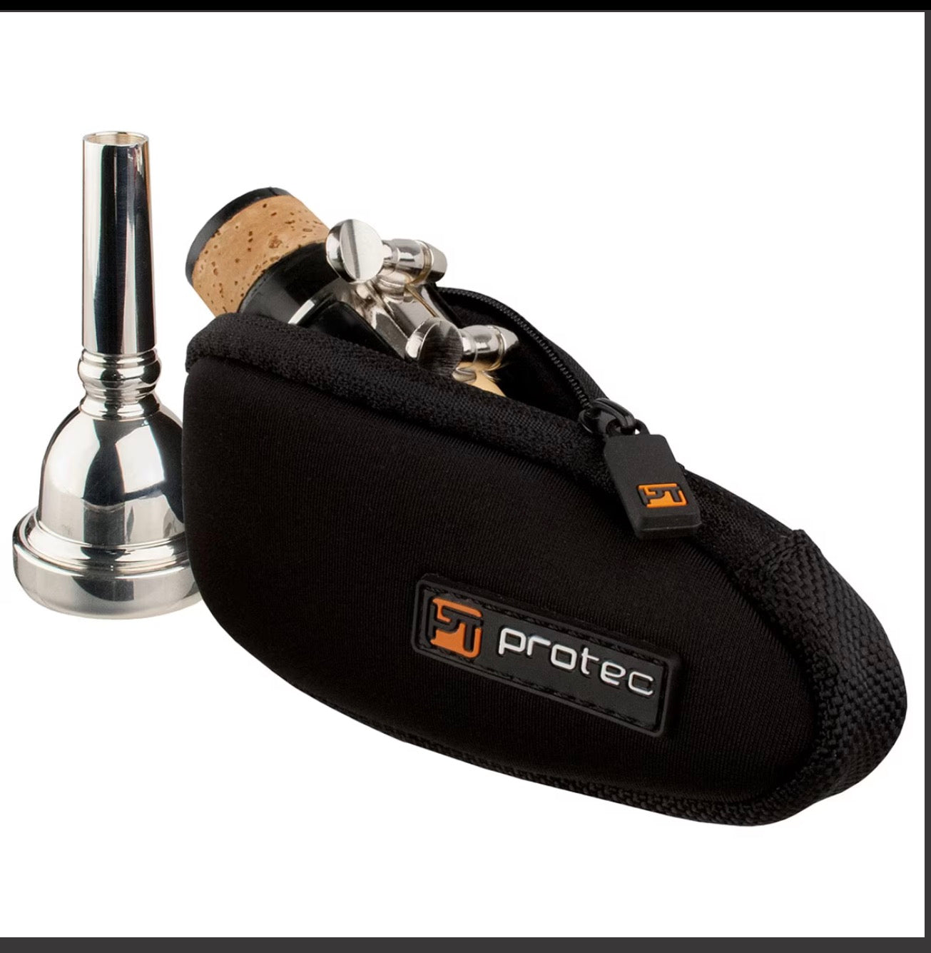 Trombone / Alto Saxophone / Clarinet Mouthpiece Pouch - Neoprene, Single