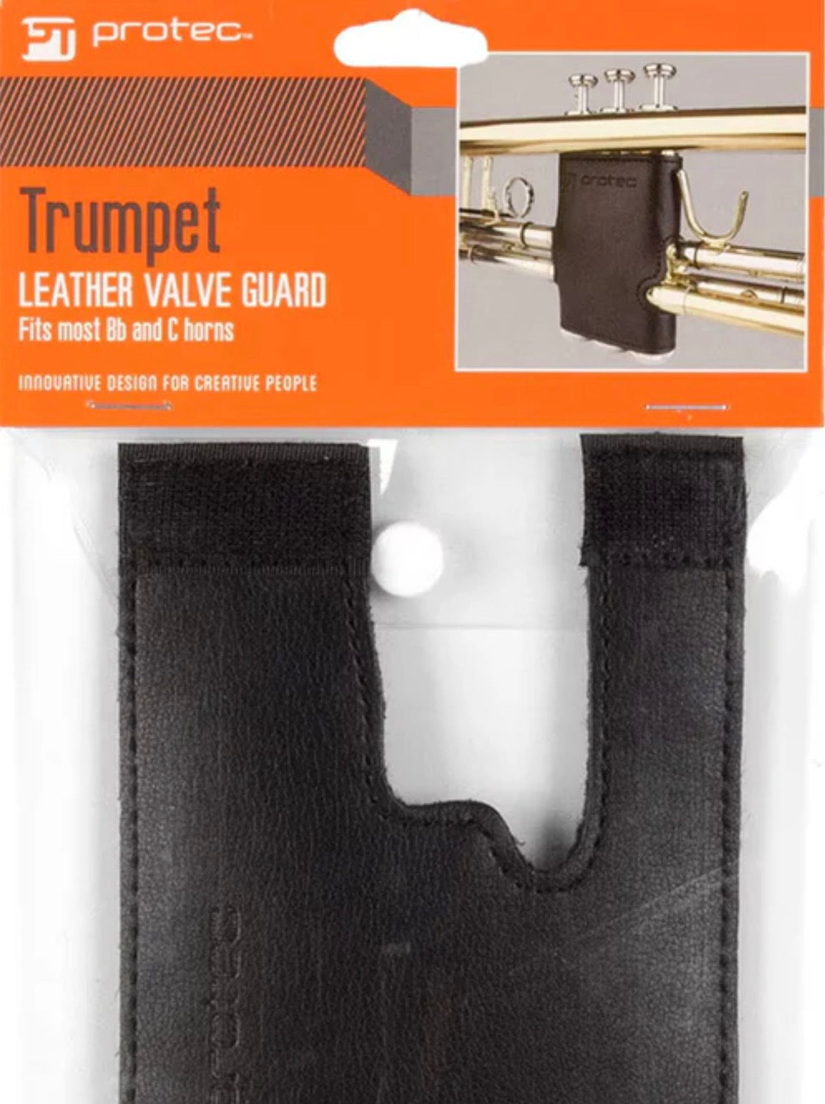 Trumpet Valve Guard - Leather