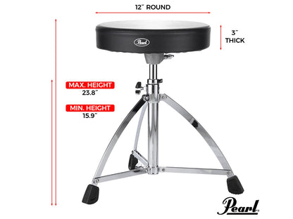 Pearl D-730S Short Drum Throne