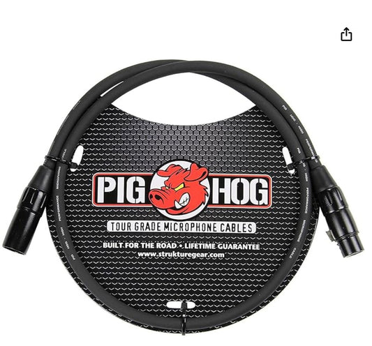 Pig Hog PHM High Performance XLR Microphone Cable