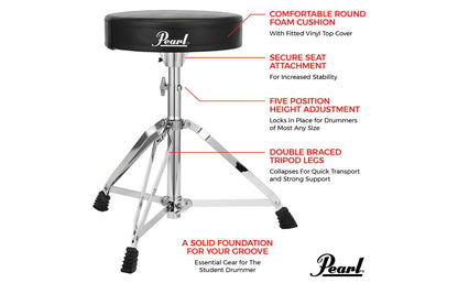 Pearl D-50 Drum Throne