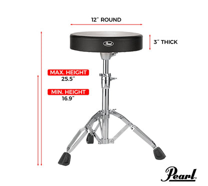 Pearl D-790 Double Braced Drum Throne