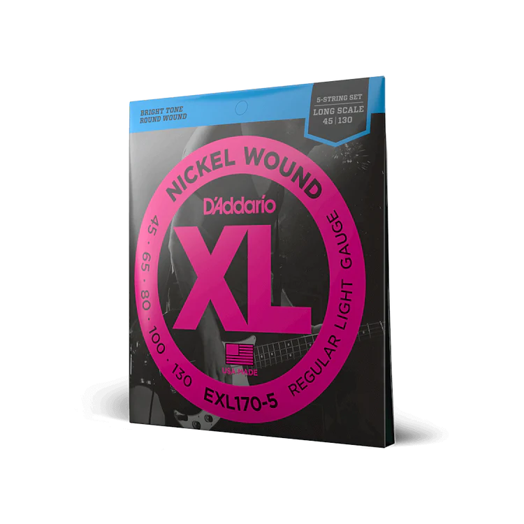 D’Addarío XL Regular Light Long Scale Bass Strings
