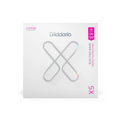 D’Addarío XS, Long Scale Nickel Plated Coated Bass Strings