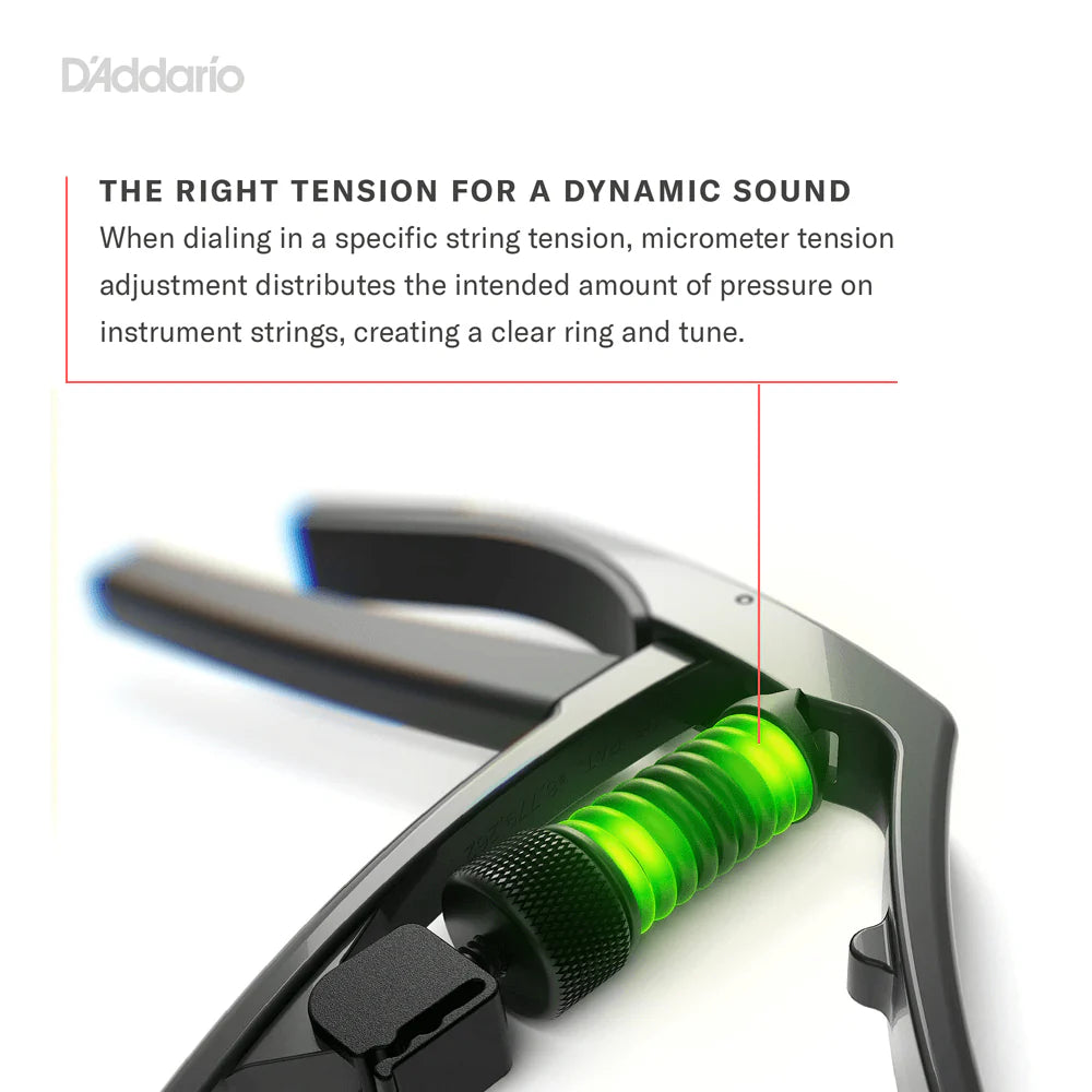 D’Adddarío Artist Capo
Adjustable Tension