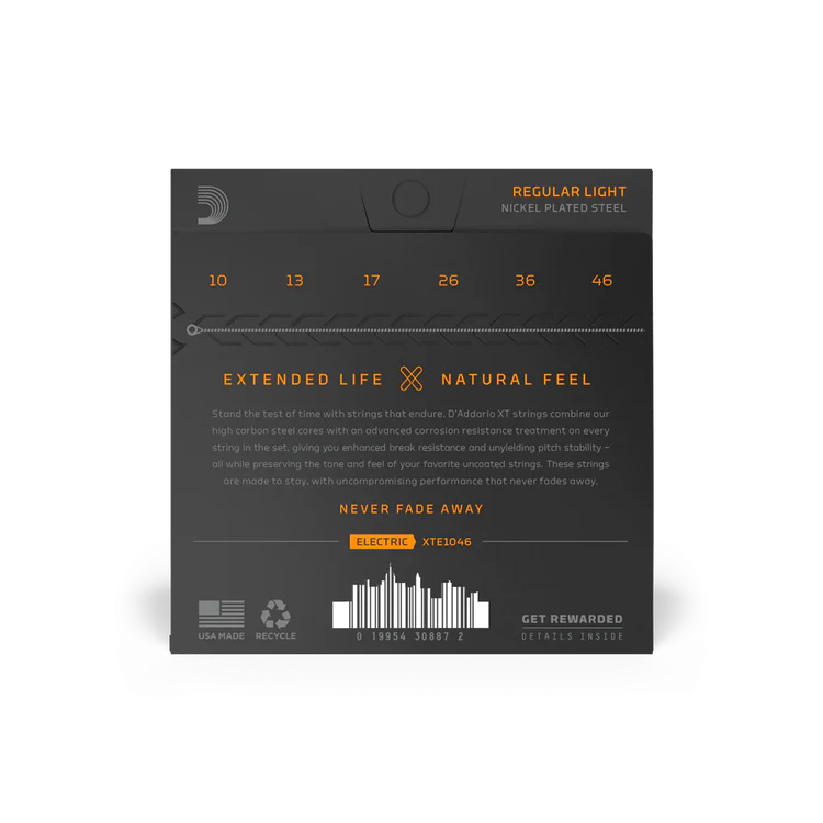 D'Addario XT Nickel Wound Electric Guitar Strings
