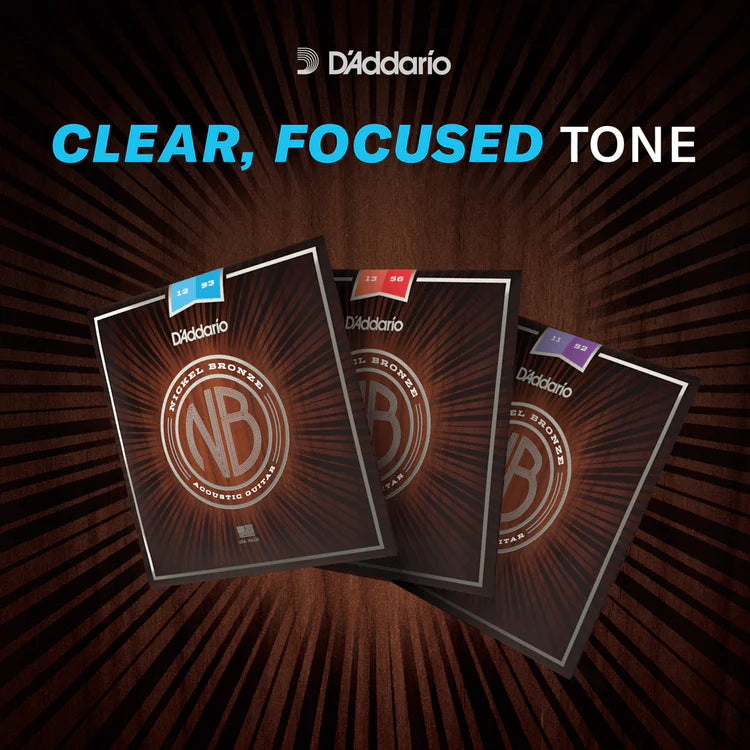 D'Addario Nickel Bronze Acoustic Guitar Strings