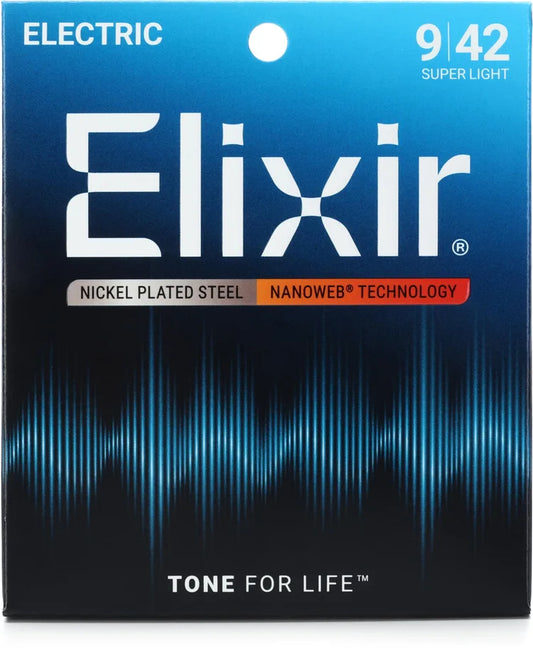 Elixir Strings Nanoweb Electric Guitar Strings