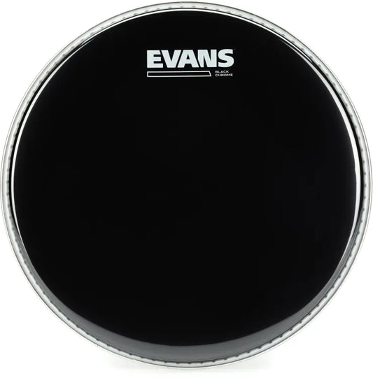 EVANS Black Chrome Tom Batter Head