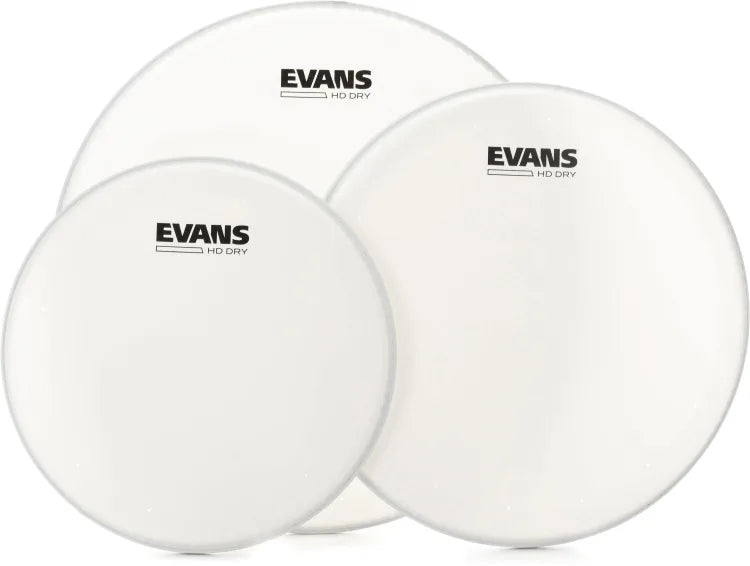 Evans HD Dry Coated 3-piece Tom Pack