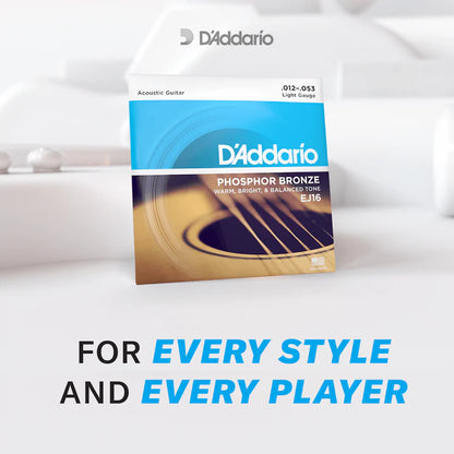 D'Addario Phosphor Bronze Acoustic Guitar Strings