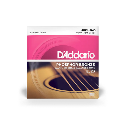 D'Addario Phosphor Bronze Acoustic Guitar Strings