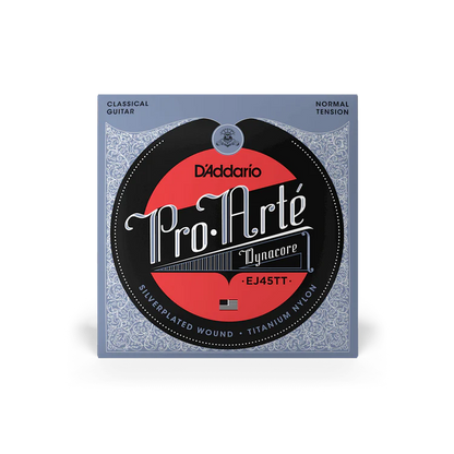D'Addario Pro-Arte Silver-Plated Dynacore Titanium Wound Classical Guitar Strings