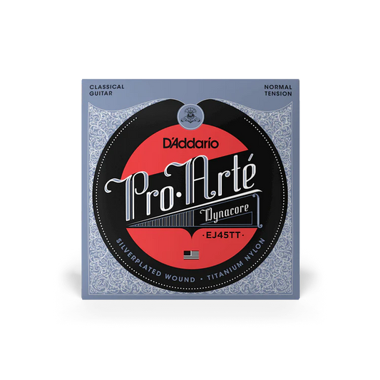 D'Addario Pro-Arte Silver-Plated Dynacore Titanium Wound Classical Guitar Strings