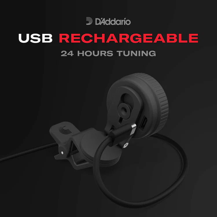 D'Addario Nexxus 360 Rechargeable Headstock Tuner