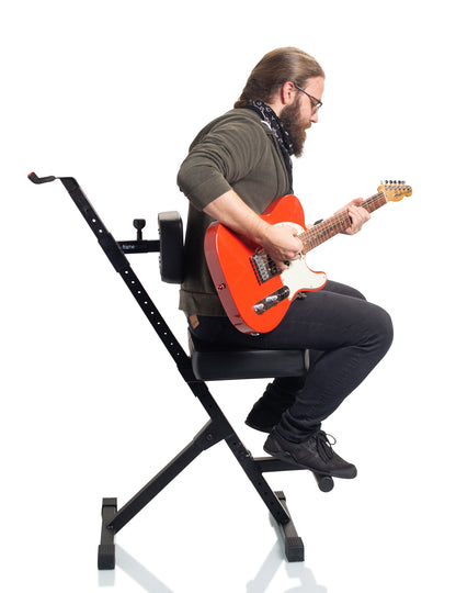 Gator Frameworks Deluxe Guitar Seat with Single Hanging Guitar Stand