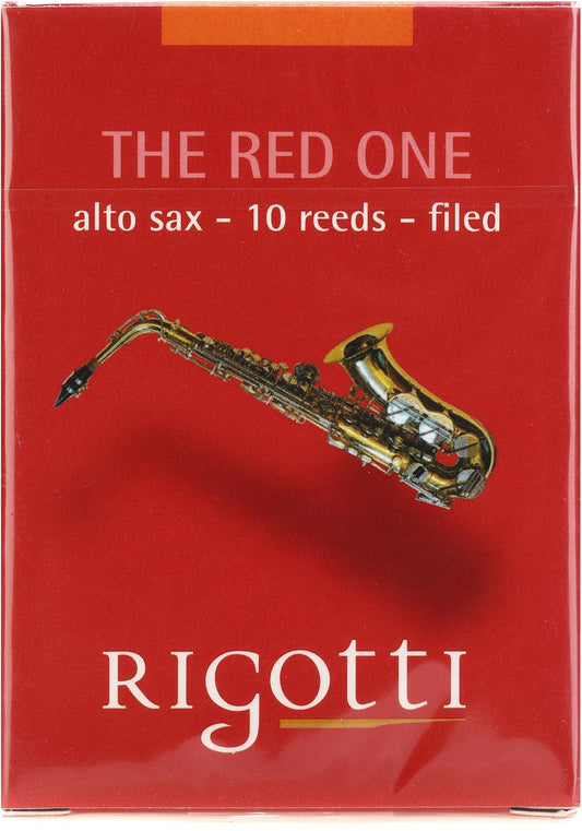 Rigotti The Red One CLASSIC Alto Saxophone Reeds – Box of 10