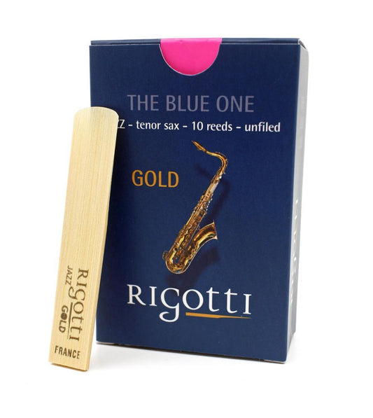 Rigotti The Gold One JAZZ Tenor Saxophone Reeds – Box of 10