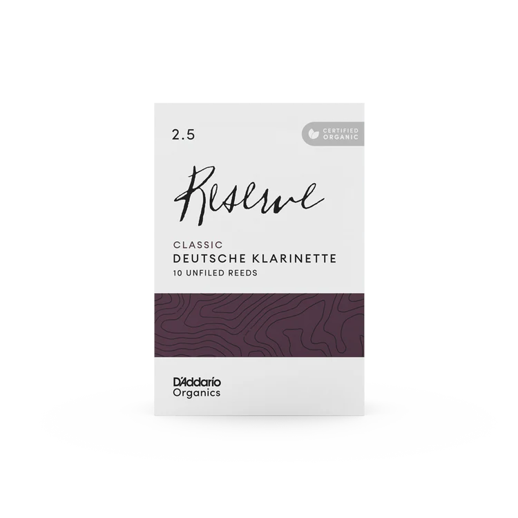 Organic Reserve Classic Deutsche Klarinette Reeds-Individually-Sealed, 10-Pack