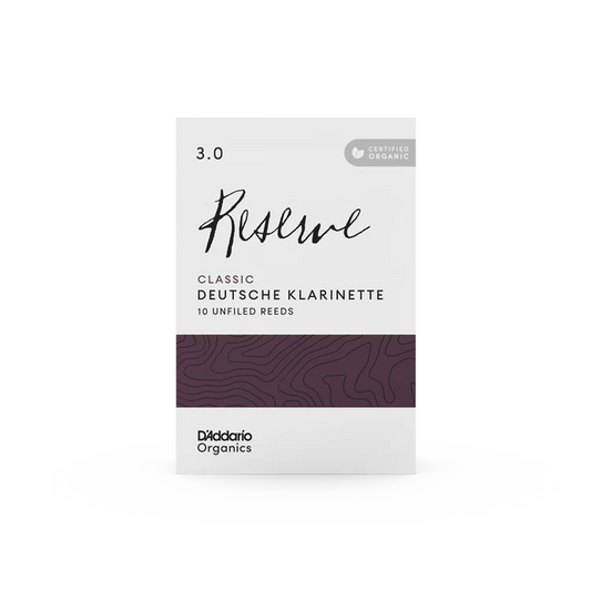 Organic Reserve Classic Deutsche Klarinette Reeds-Individually-Sealed, 10-Pack