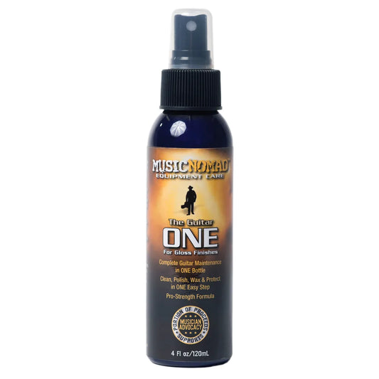 MusicNomad The Guitar ONE – All in 1 Cleaner, Polish, Wax for Gloss Finishes