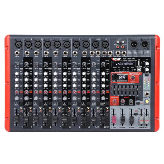 Novik NEO NVK 1200P USB Mixing Console 12 CH