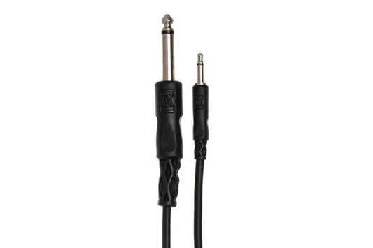 Hosa Mono Interconnect 3.5mm TS to 1/4 TS