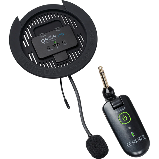 ORTEGA Soundhole Microphone UHF Wireless System