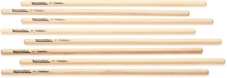 Innovative Percussion LS-1 Timbalero Standard .485 x 16.5 inch Timbale (4 pair)