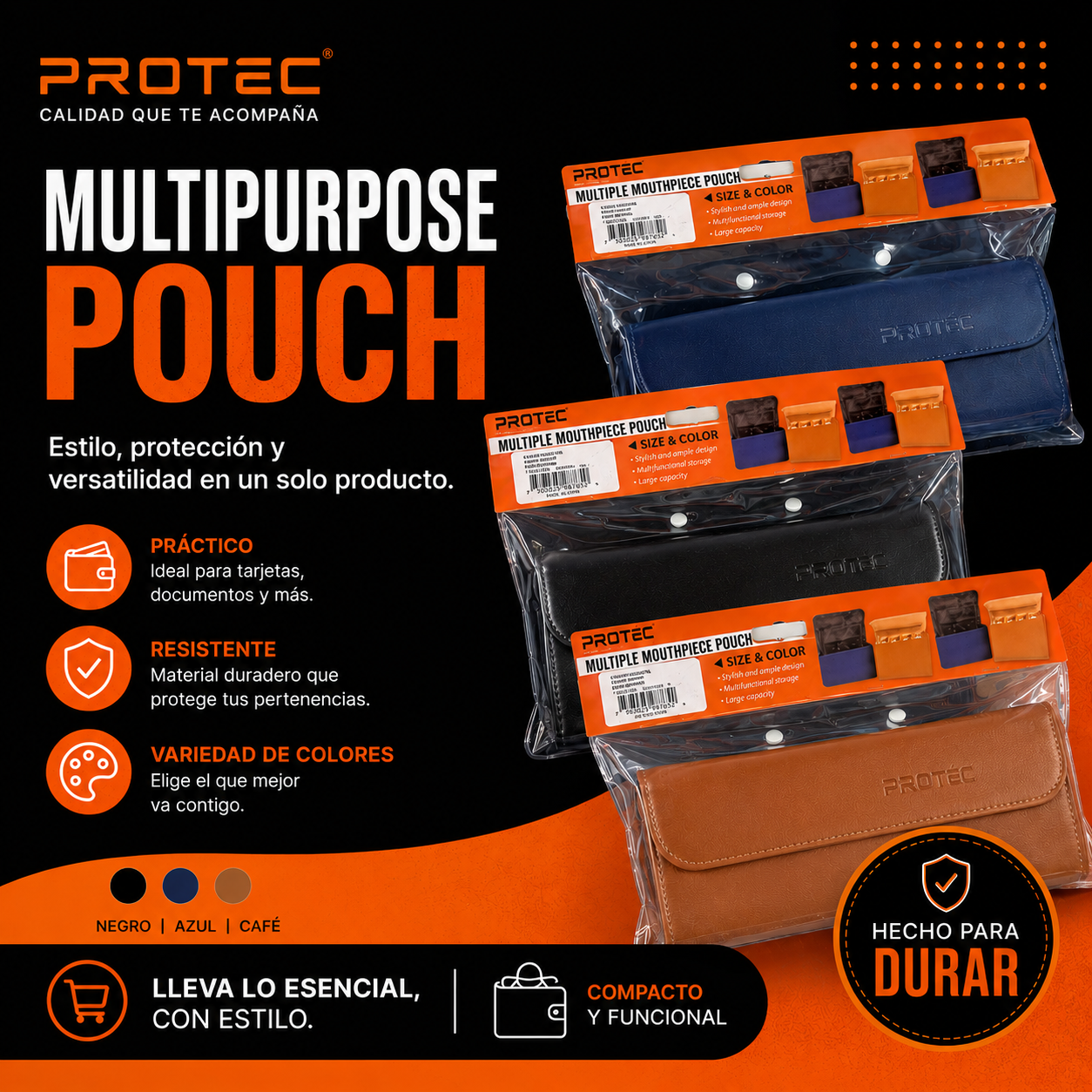 Protec French Horn Mouthpiece Pouch - INGO, 4-Piece