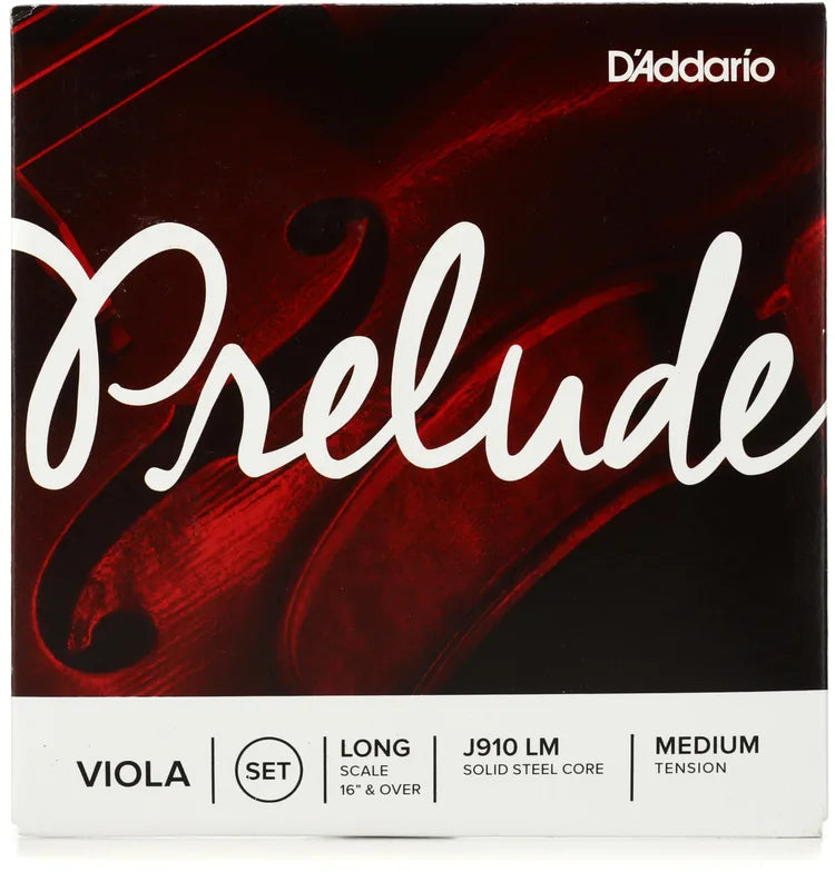 D'Addario J910 Prelude Viola String Set