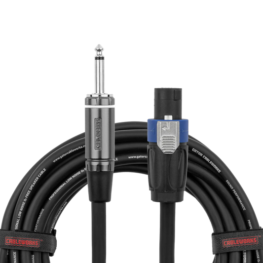 Gator GCWC-SPK-TL Cableworks Composer Series TwistLock connector Speaker Cable