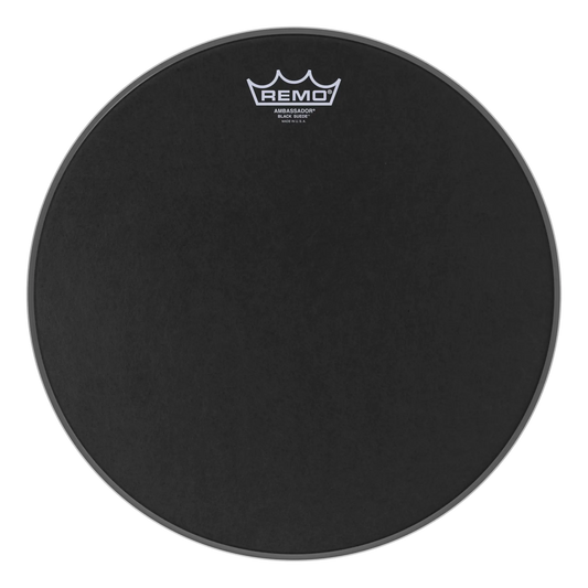 Remo Ambassador Black Suede