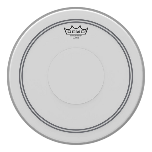 Remo Powerstroke P3 Coated Batter Drumhead with Clear Dot  14 inches