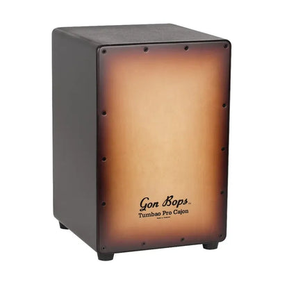 Gon Bops TPCJBTB Tumbao Pro Series Cajon, Burnt Toast