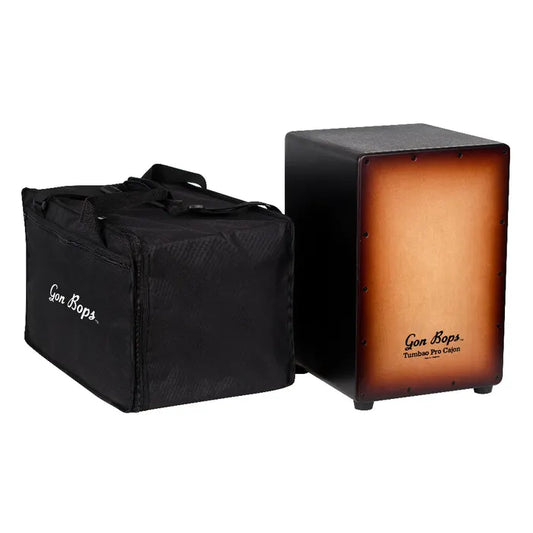 Gon Bops TPCJBTB Tumbao Pro Series Cajon, Burnt Toast