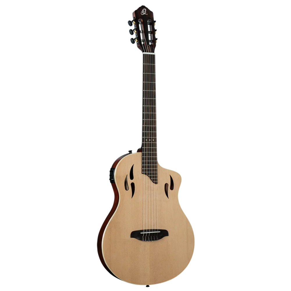 Ortega RTPSTD-NAT Nylon-String Acoustic-Electric Guitar Natural