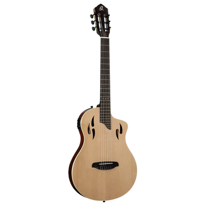 Ortega RTPSTD-NAT Nylon-String Acoustic-Electric Guitar Natural