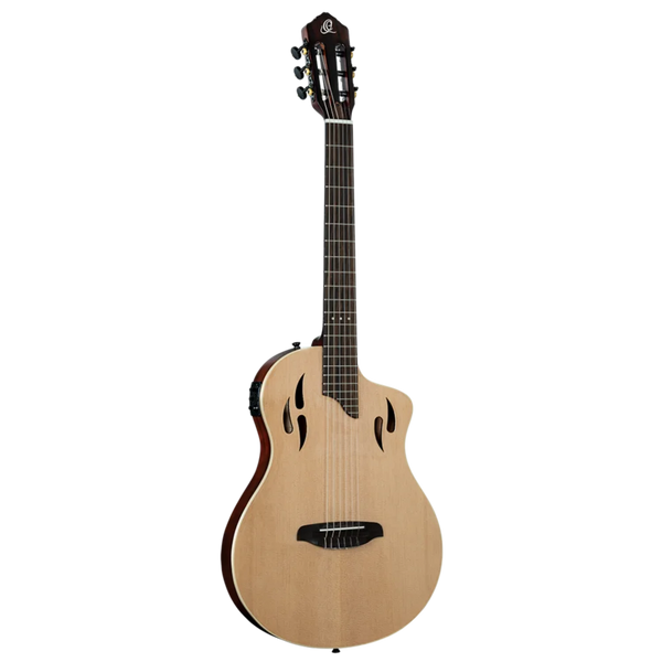 Ortega RTPSTD-NAT Nylon-String Acoustic-Electric Guitar Natural