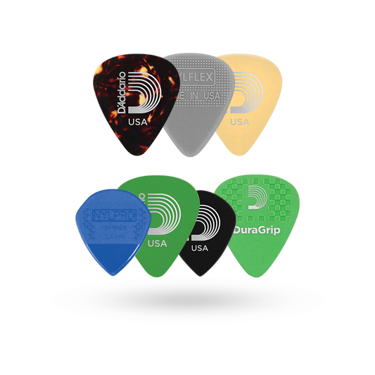 Guitar Assorted Pick Variety Pack - Pack of 7