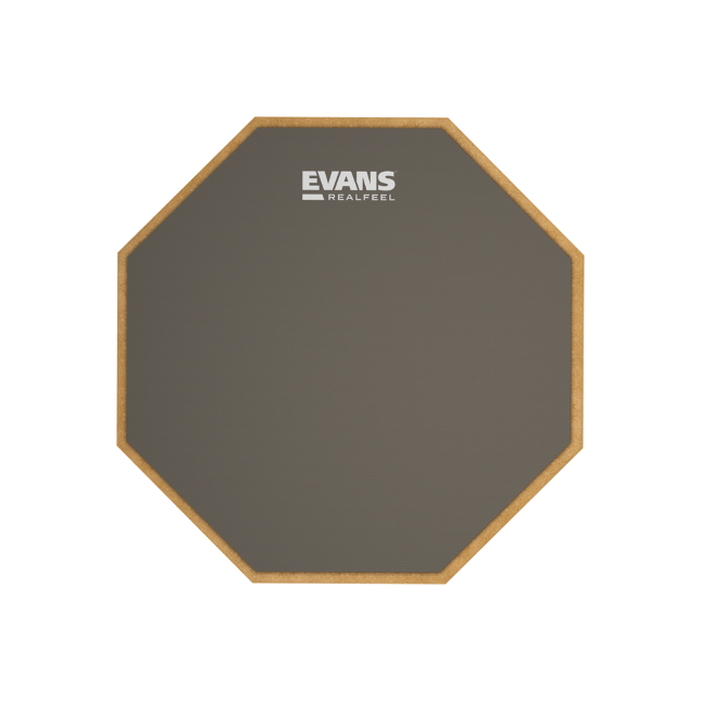 Evans RealFeel Single-sided Practice Pad, 12 Inch